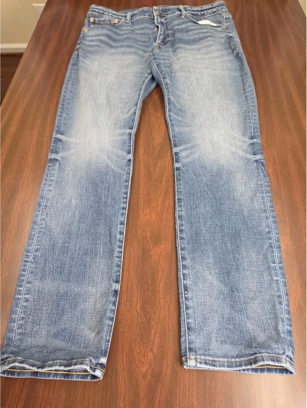 American Eagle Airflex+Slim Jeans Size 36x32 Medium Wash Stretch Denim Casual